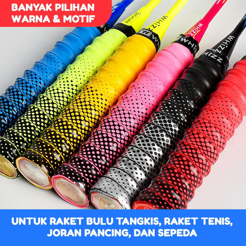 BBAK Grip Karet Raket Badminton / Grip Tulang Bahan Karet Premium Anti Slip Nyaman