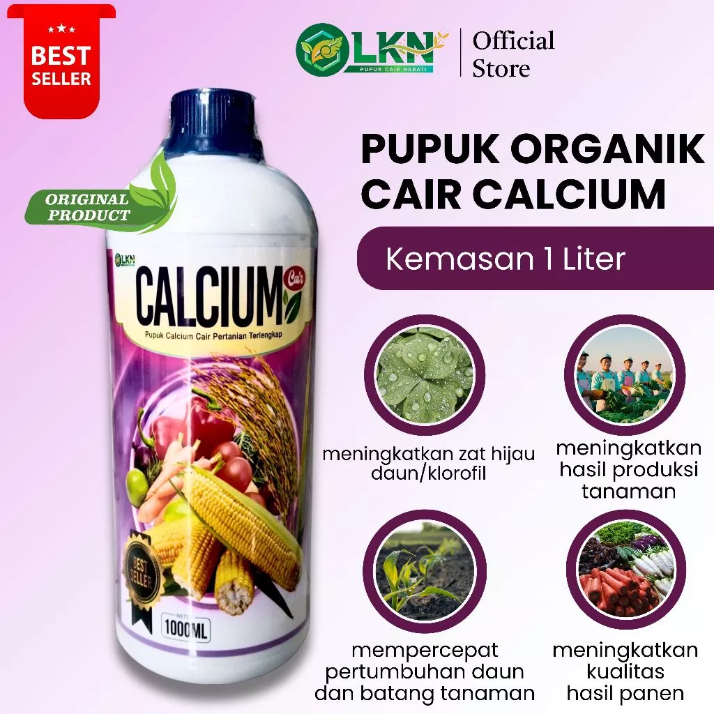 Pupuk Organik Cair KALSIUM 1 Liter (Nutrisi untuk Tanaman)