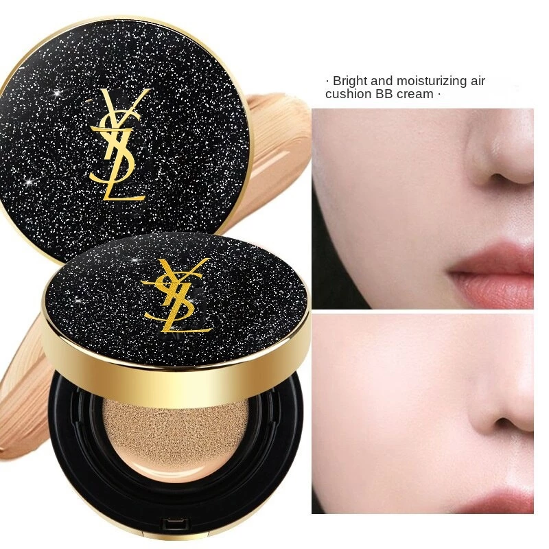 YSZ Air Cushion BB Cream moisturizing Foundation Natural BB Cream Cushion Tahan Lama Glowing Bedak Asli BB Cream Waterproof Free Delivery+ COD + dikirim dalam 24 jam