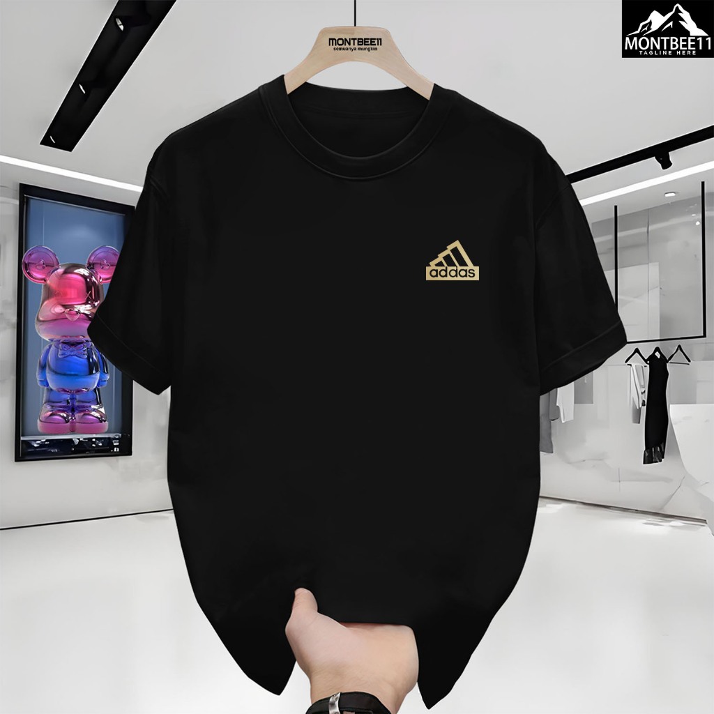 [COD ]Montbee11-Kaos Kebesaran Kelas Berat Kaos Fashion Trendy Katun Lembut Unisex