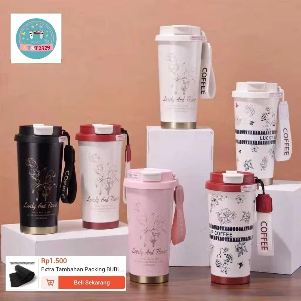 TUMBLER COFFEE LILY 550ML/Tumbler Stainless Steel SUS 316