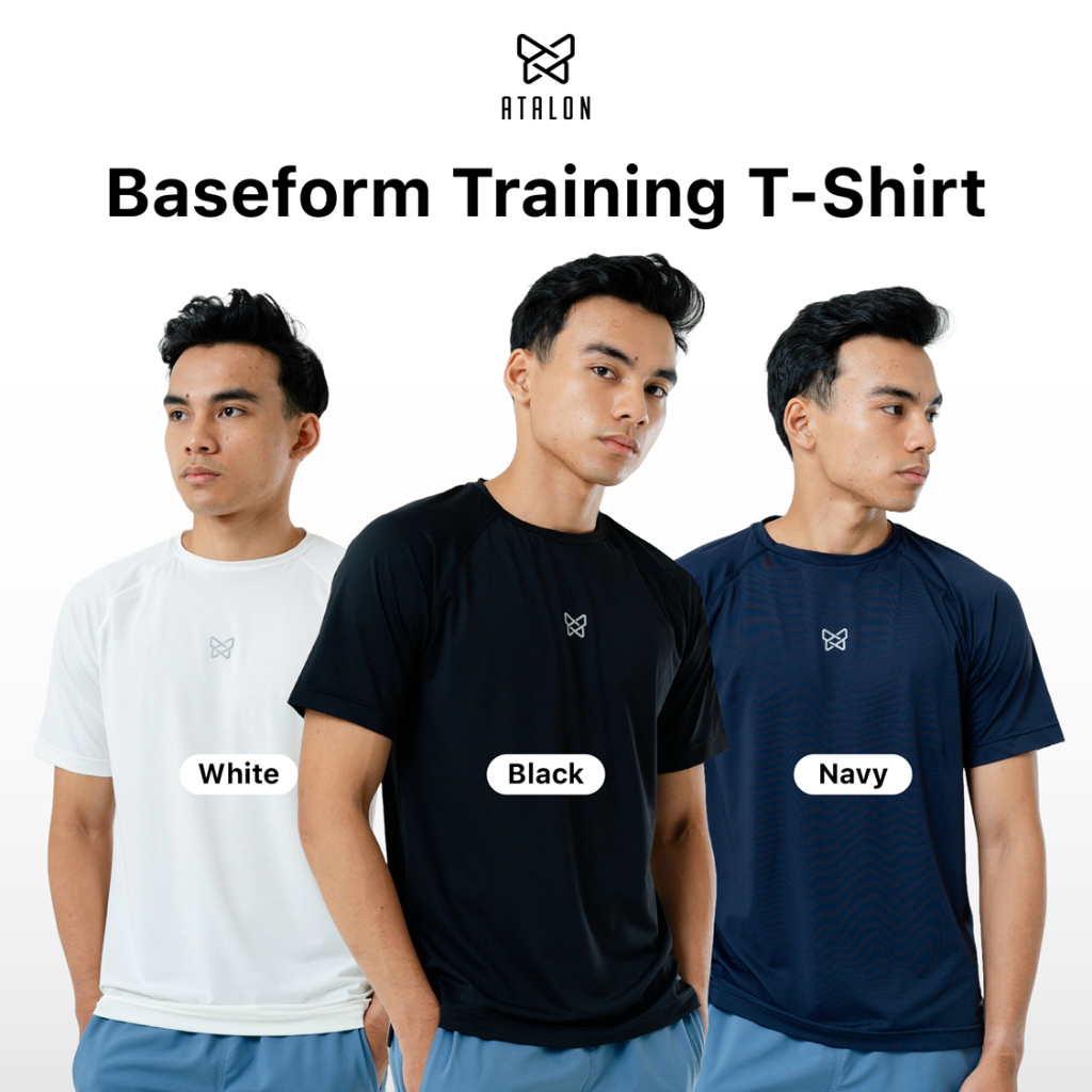 Kaos Olahraga Tennis / Padel / Training / Gym - Atalon Baseform Training T-Shirt