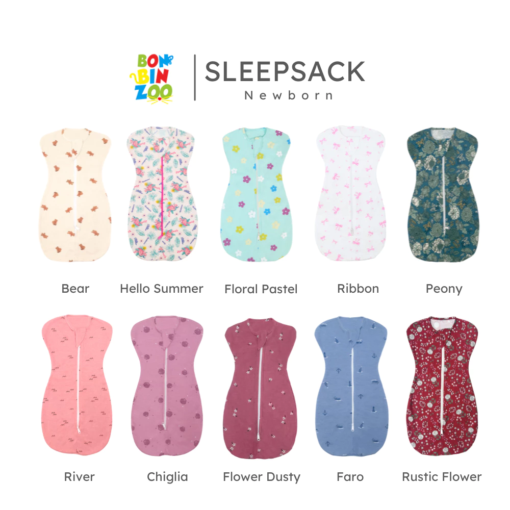 BONBINZOO - Sleeping Bag Bayi Bedong Bayi Instan Sleepsack Bayi Selimut Bayi Newborn