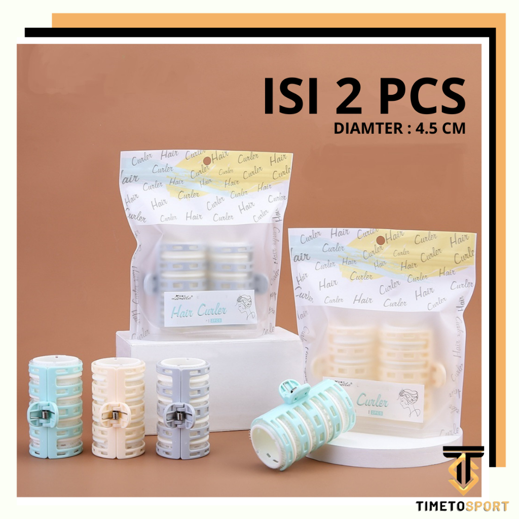 TIMETOSPORT Roll Rambut Jepit Besar Isi 2 Pcs 2006