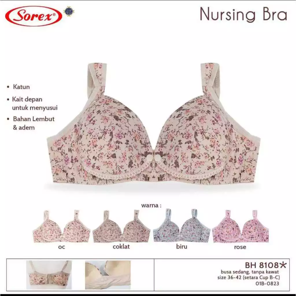 Bra Menyusui SOREX Maternity Bra 8108