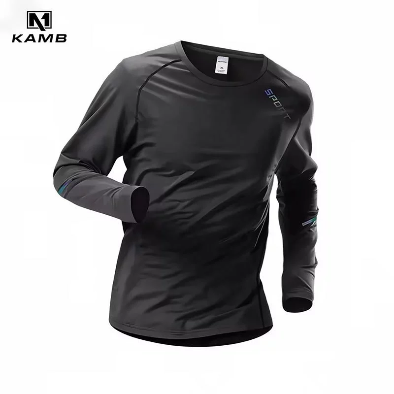 KAMB Kaos Lengan Panjang Olahraga Pria Sportswear Long Sleeve