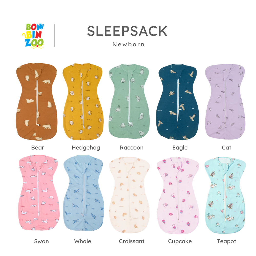 BONBINZOO - Sleeping Bag Bayi Bedong Bayi Instan Sleepsack Bayi  Selimut Bayi Newborn