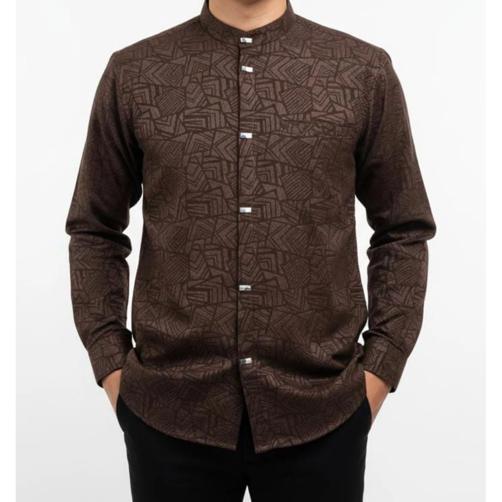 Kemeja Koko Kemko Embos Original Terbaru Baju Muslim Pria Terbaru 2023