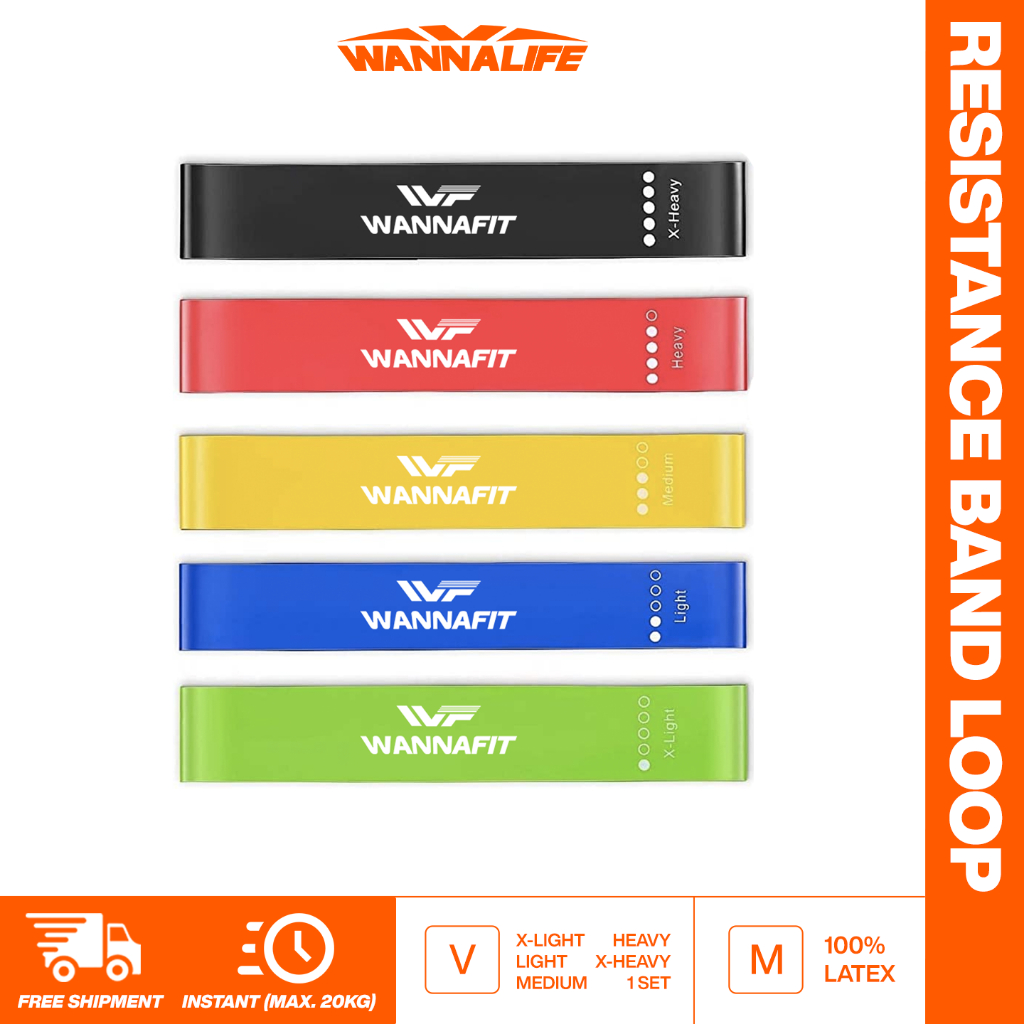 WANNALIFE Mini Resistance Band Latex | Karet Olahraga