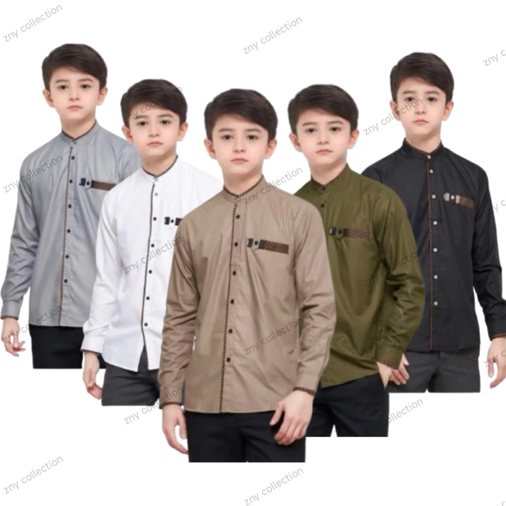 ARDENLEON Setelan Koko Anak Raya Aksa Koko Set