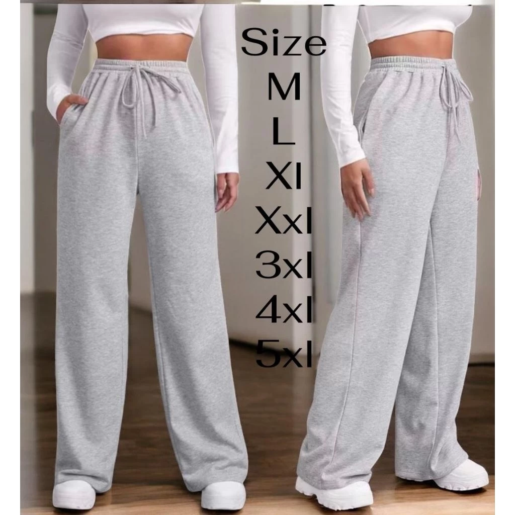 SWEAT PANTS LOOSSE PANT CELANA PANJANG WANITA SUPER JUMBO CELANA TRAINING PANJANG JUMBO