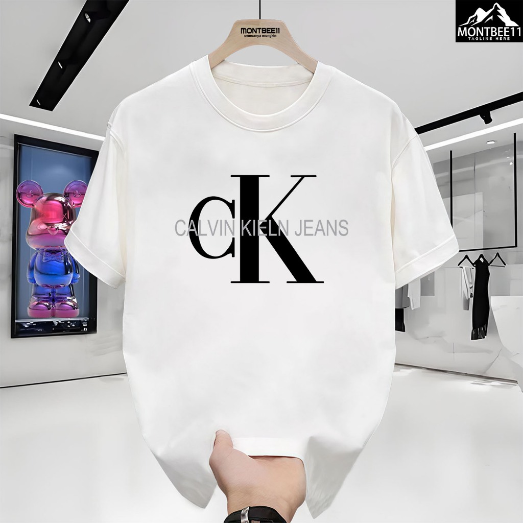 [COD ]Montbee11-Kaos Summer Pure Cotton Leisure Men's Short Sleeve Loose Printing Round