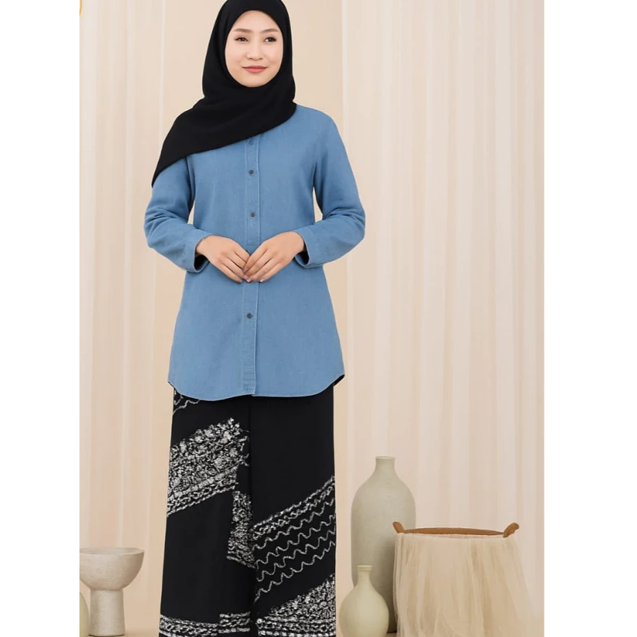 Zulaikha Sett Gamis Anak Perempuan Airflow Cringkle Premium Umur 1-12 Tahun