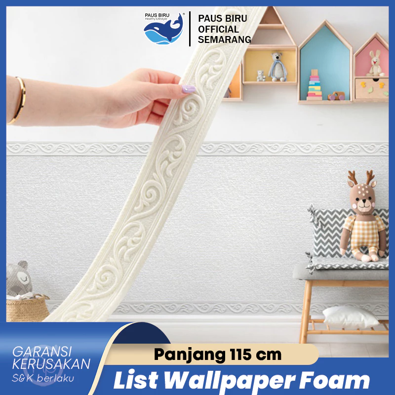 49. Lis Wallborder Foam 3D Profil Moulding Dinding