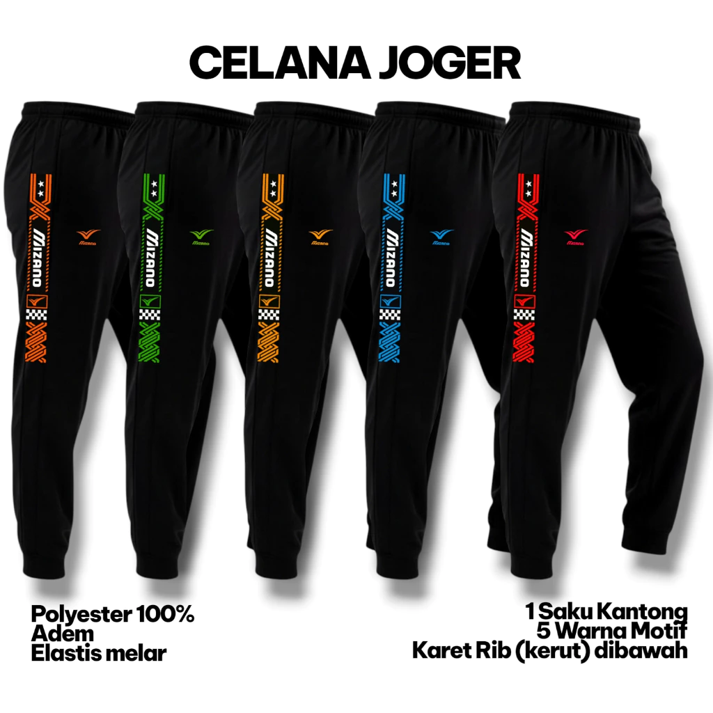 CELANA JOGGER TRAINING JUMBO CELANA OLAHRAGA LARI (muat bb 45-75 kg)