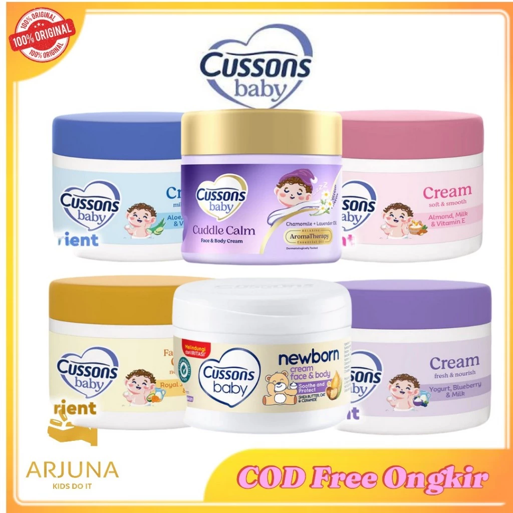 ARJUNA CUSSONS CUSSON Baby cream Krim Bayi 50gr ARJUNA KT4