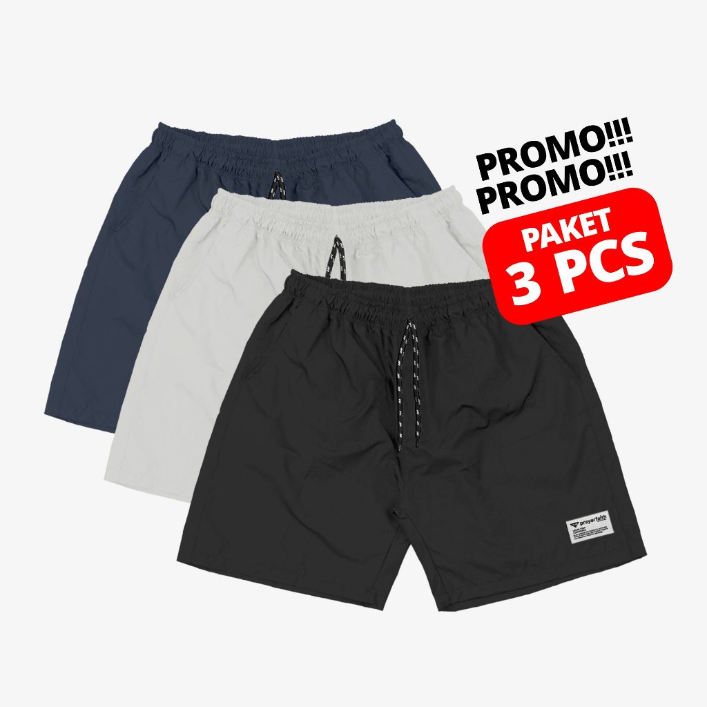 Westpride - Celana Pendek Santai Despo Promo Paket 3 Pcs