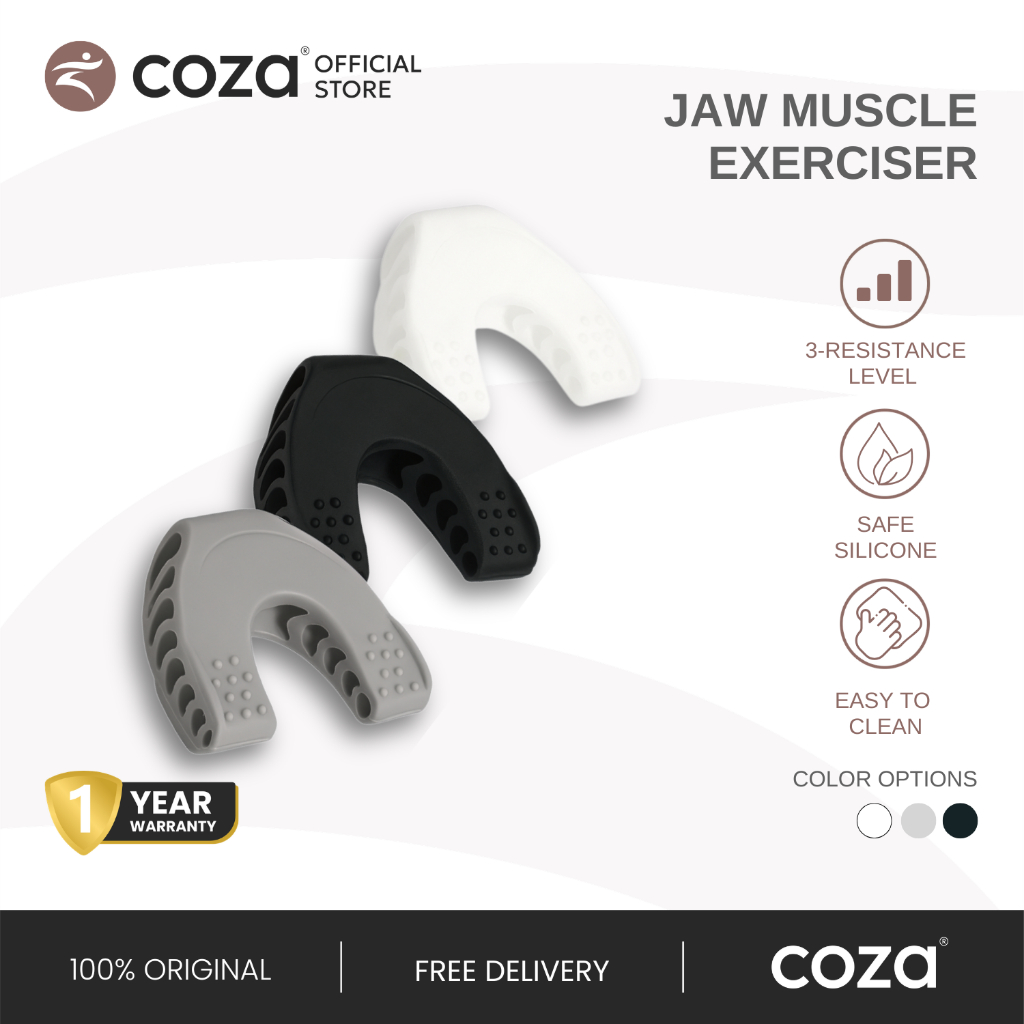 COZA Jawline Exercise Jawline Muscle Exerciser Max Alat Mewing Alat Latihan Penirus