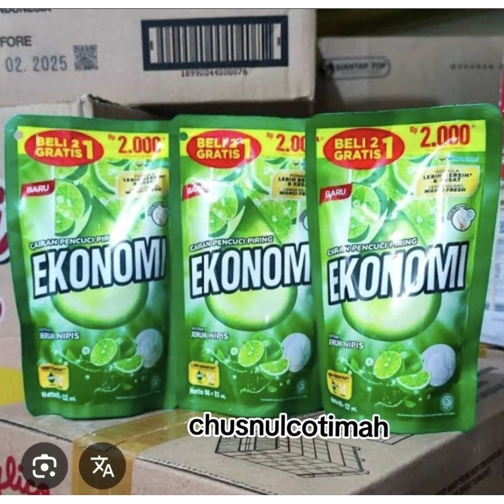 [2PCS] Ekonomi Cair Sabun Cuci Piring 2000an | Sabun Pencuci Piring Ekonomi Cair 2000