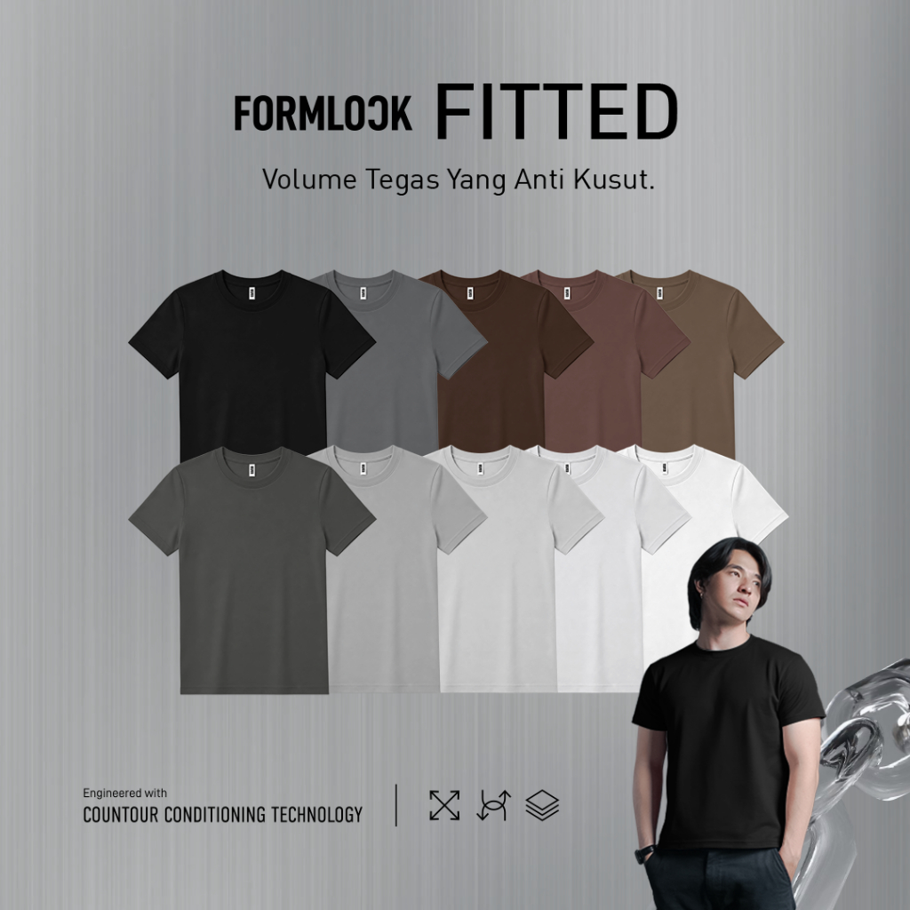 No Void Minds FORMLOCK Fitted T-Shirt | Core