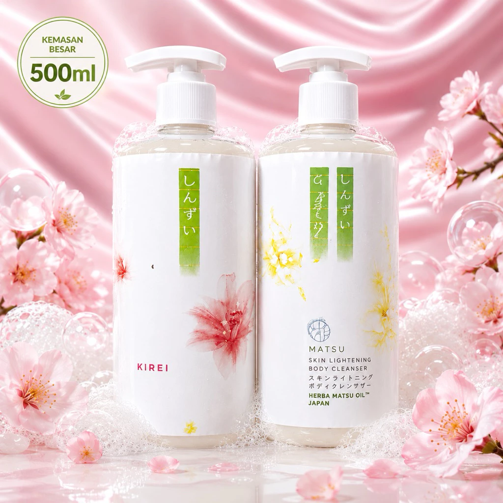 SABUN MANDI Cair Sinjuwi Body Wash Wangi Sakura Matsu Kirei Refill Repack Kemasan Besar