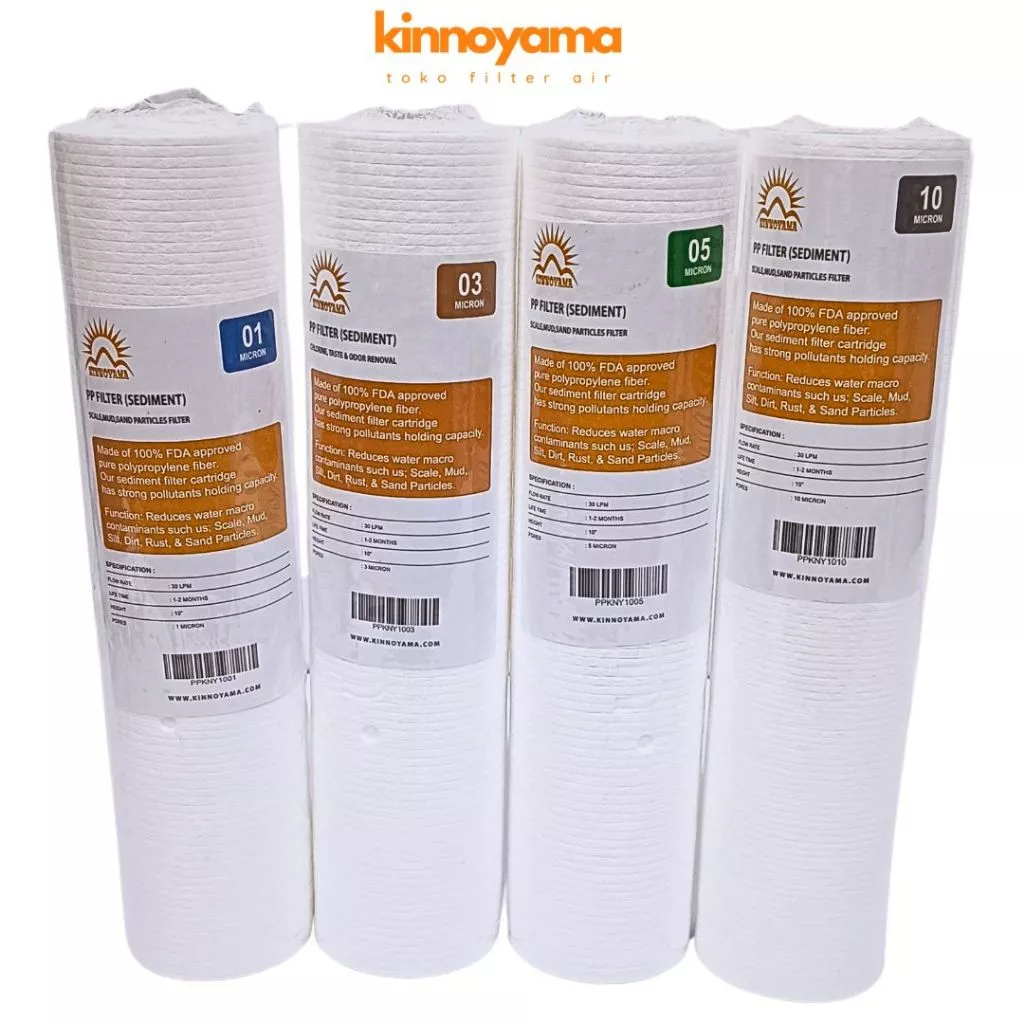 Cartridge Filter Air Sediment 10 Inci / Water Filter Cartridge Sediment 10" / Refill