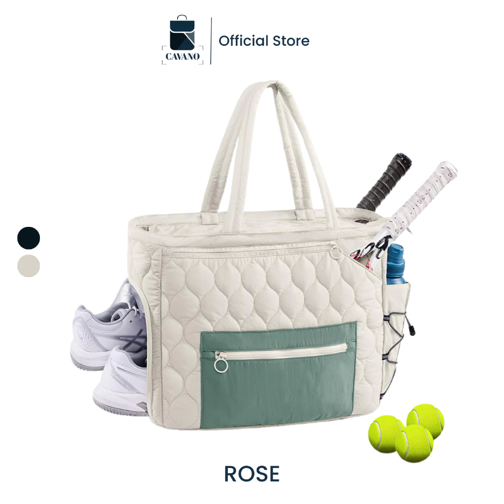 CAVANO ROSE Tas Olahraga Raket Multi Racket Tenis Padel Badminton Waterproof Waterproof Unisex