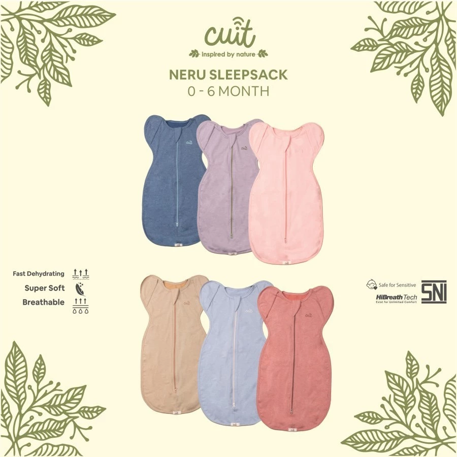 CUIT NERU SLEEPSACK 0-6 MONTH  WARNA MIX