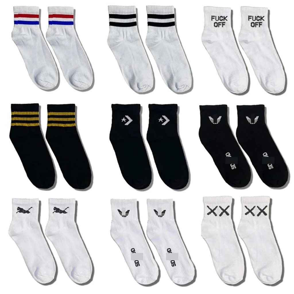 Kaos Kaki Sport Pendek Mata Kaki Motif Oldschool Pria WIJAYA SOCKS
