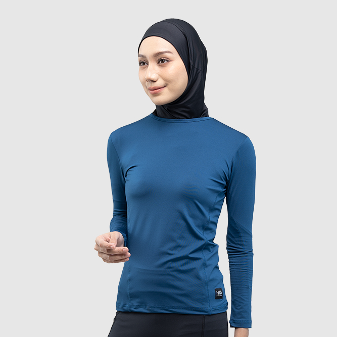 HIA EveryWear Deerya Top Baju Olahraga Sport Long Sleeve Wanita