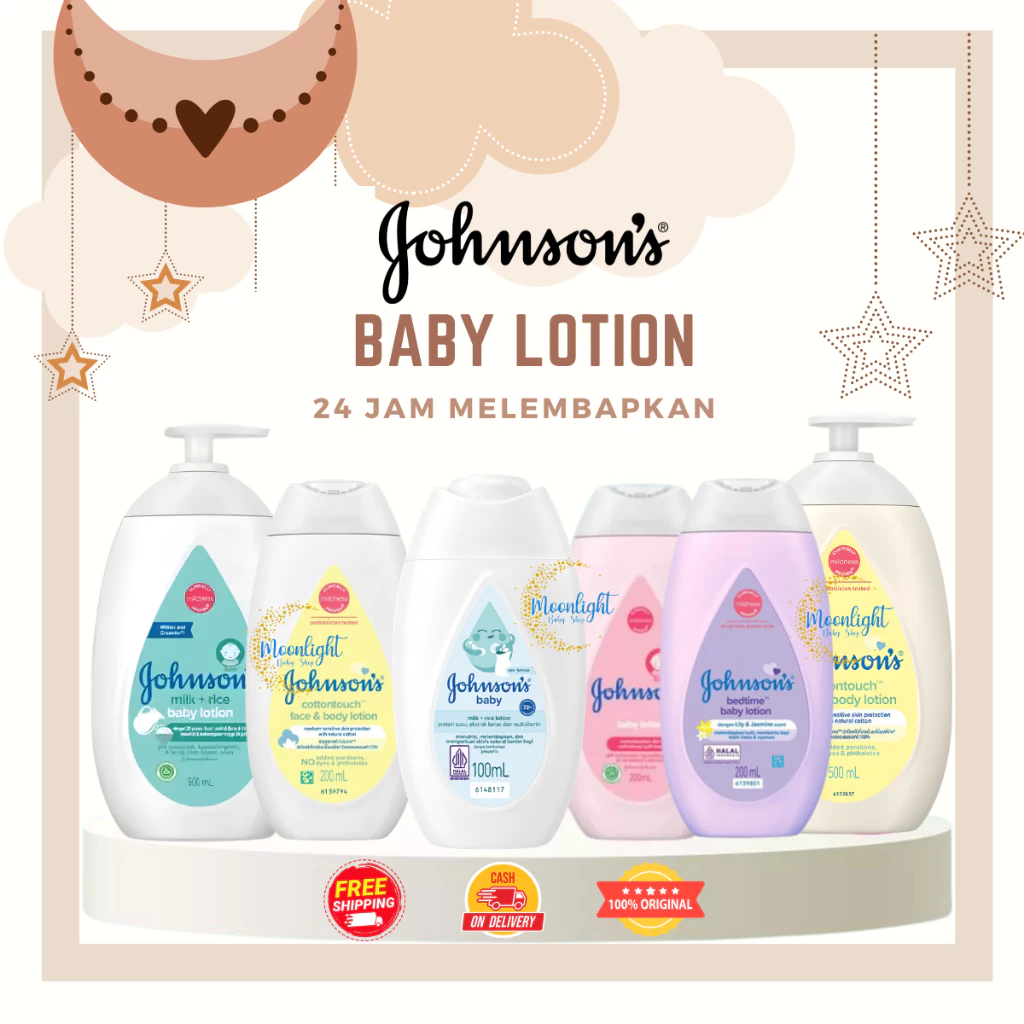 JOHNSON'S Baby Lotion | Losion Bayi 100g | 200g | 500g