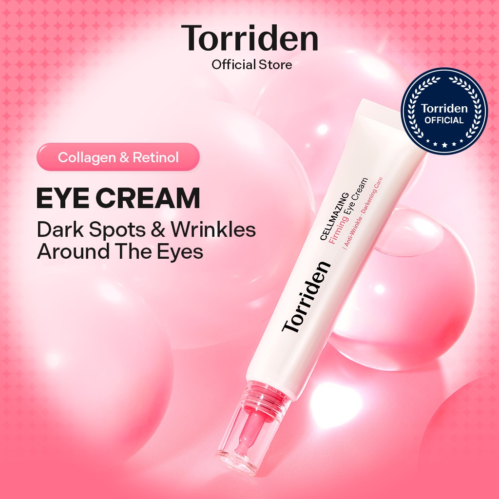 TORRIDEN CELLMAZING Firming Eye Cream 30ml | Memudarkan Kantung Mata Gelap dan Kerutan