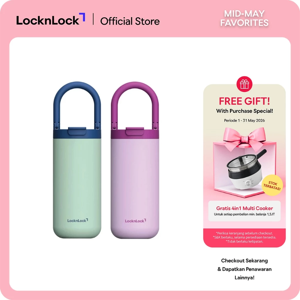 LocknLock Fold Grip Tumbler 550ml - LHC4436