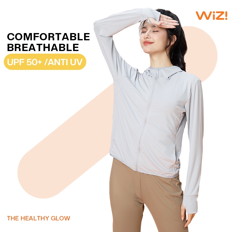 WiZi Jaket Airism Anti UV Baju Olahraga Wanita Airy Jaket Pelindung Matahari Wanita