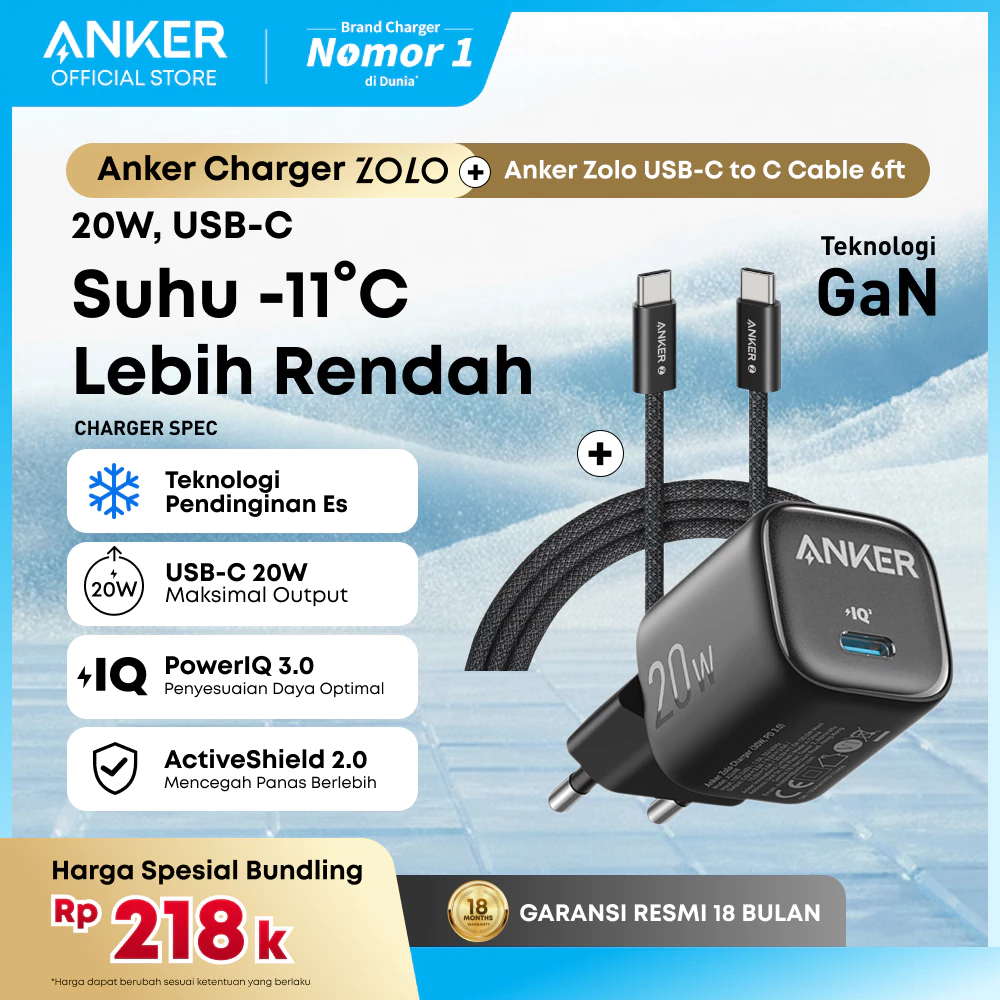 Anker Zolo GaN Charger 30W 20W