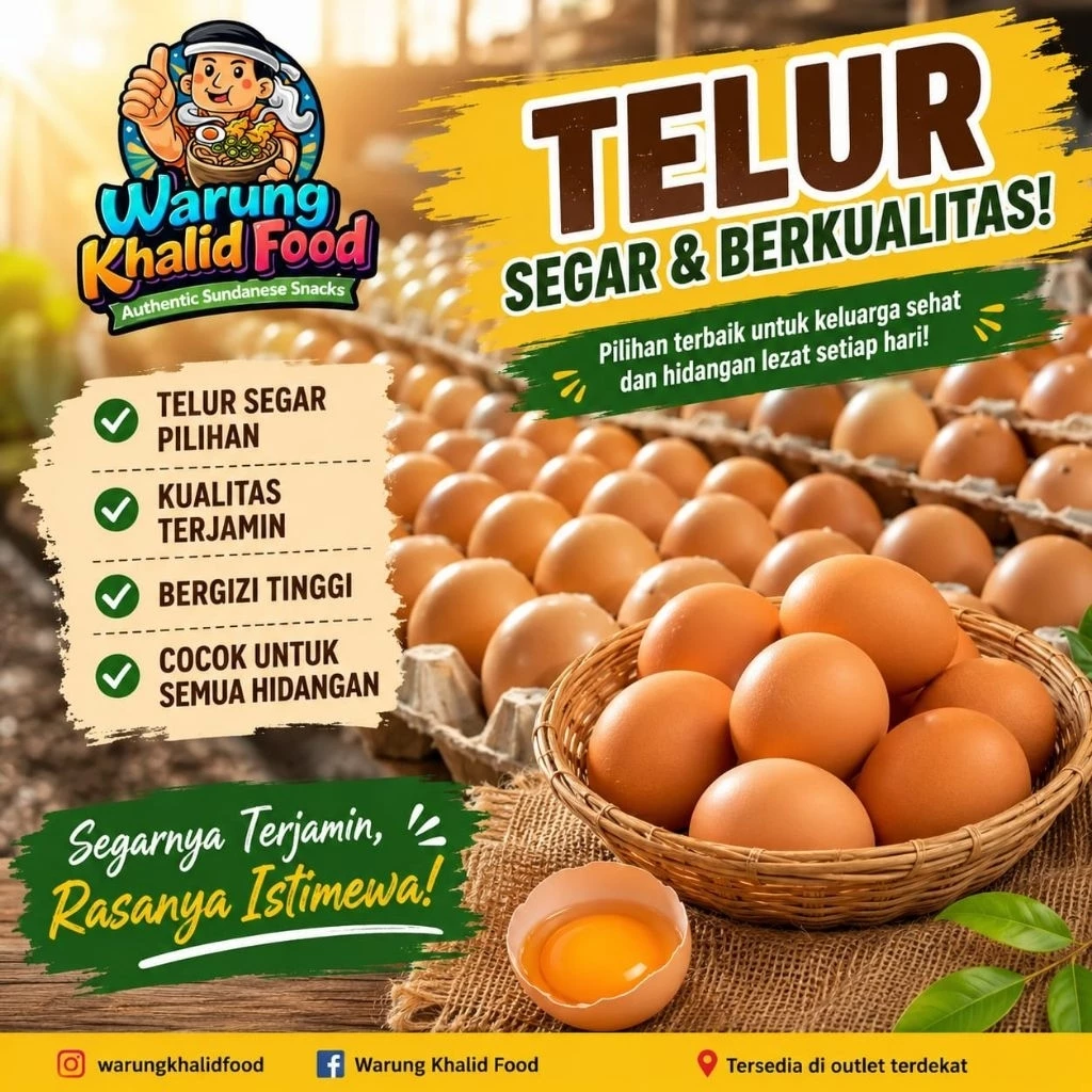 (banjarbaru) termurah telur ayam negri /ayam ras/hintalu 1kg