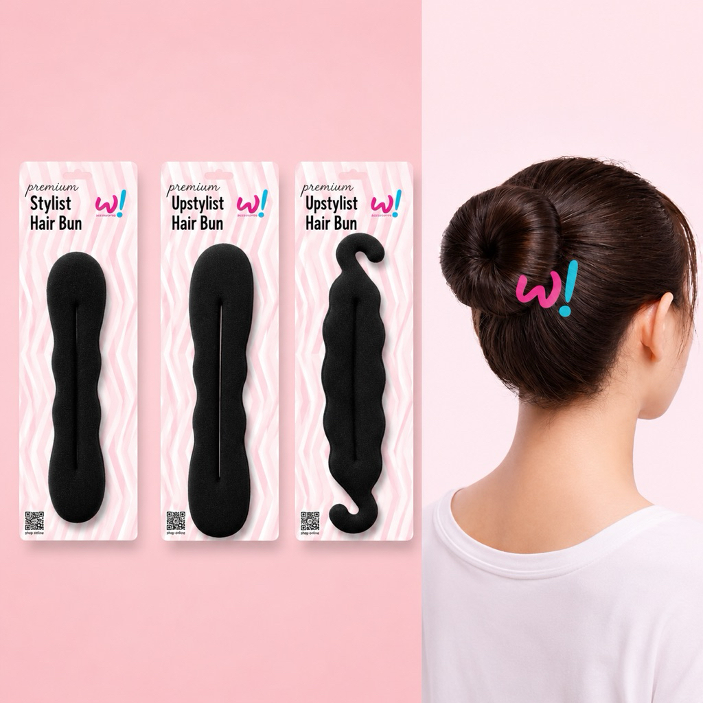 W! Accessories Hairdini / Cepol Rambut / Hair Bun Busa Premium 62110100