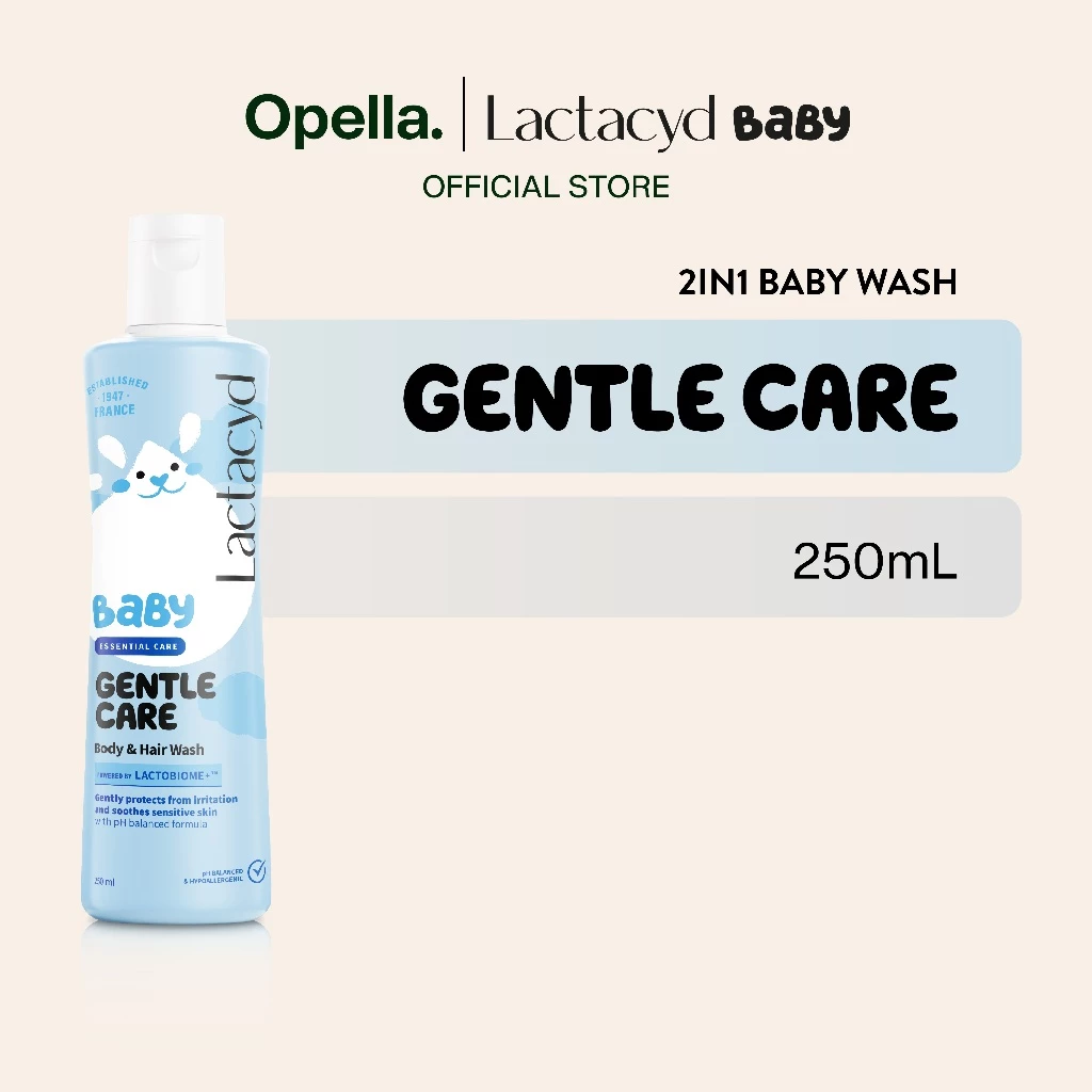 Lactacyd Baby Gentle Care 2in1 Body Wash and Hair Shampoo 250mL – Sabun & Sampo Bayi Melindungi dari Iritasi