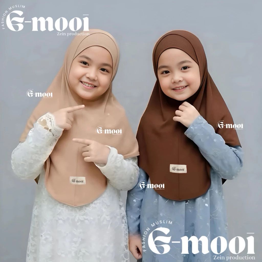 G-MOOI jilbab anak bayi 0 6 bulan 1-10 tahun HIJAB BERGO ZEEVA ANAK kerudung tk paud