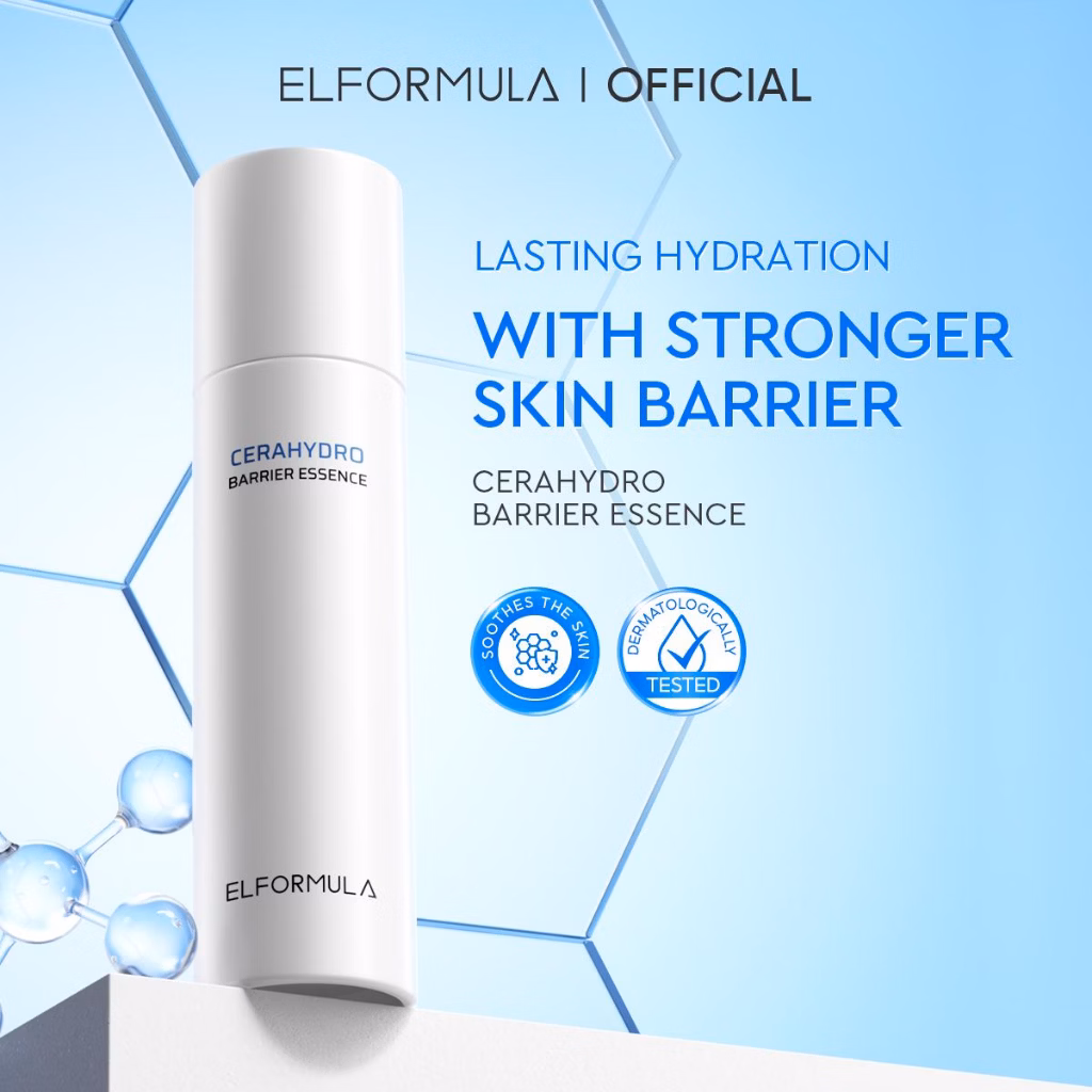 ELFORMULA CeraHydro Barrier Essence Toner 120 ML - Pencerah Wajah Intensive Barrier Repair