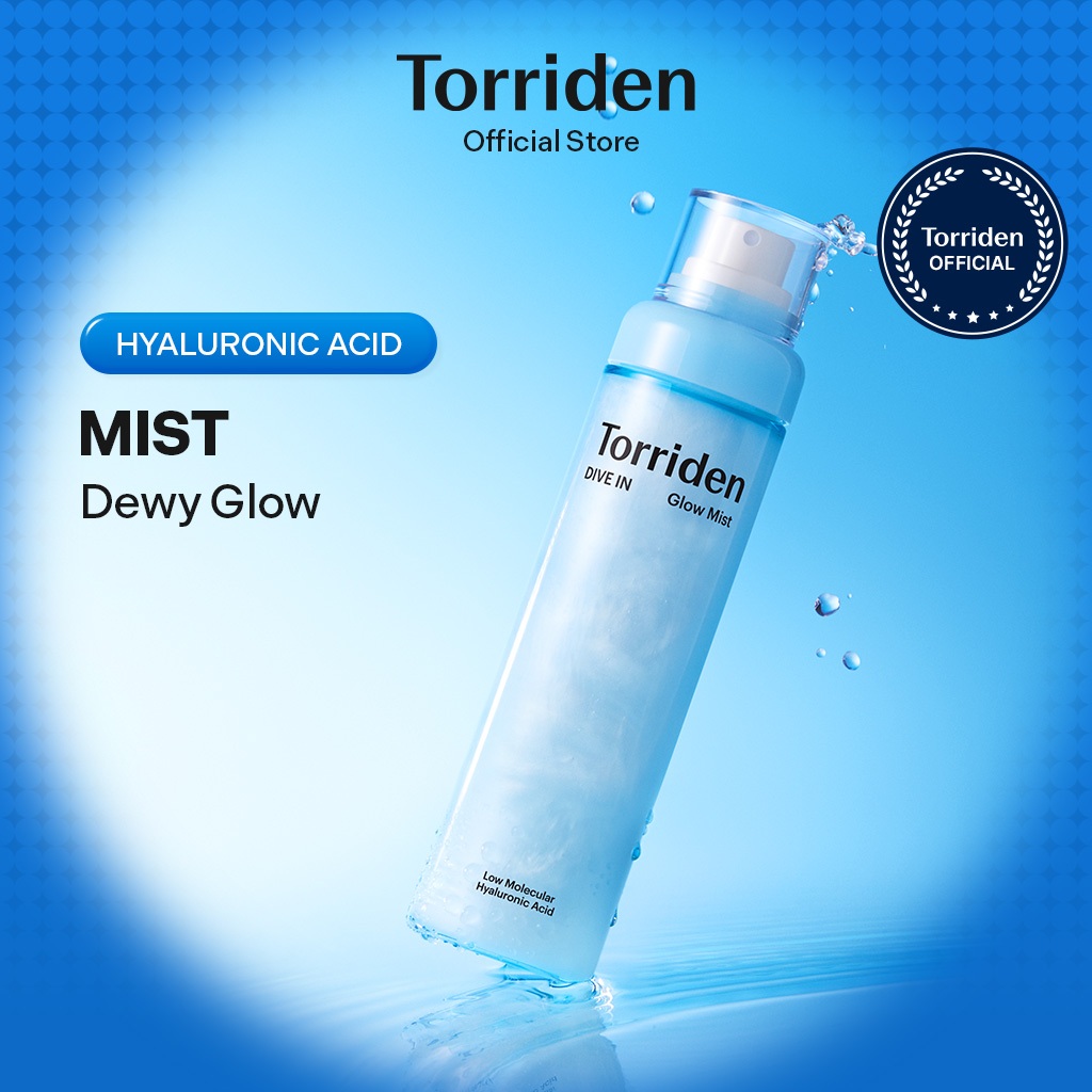 TORRIDEN DIVE IN Glow Mist | Size 120ml & 50ml | Cooling Refresh Hydrating Mist