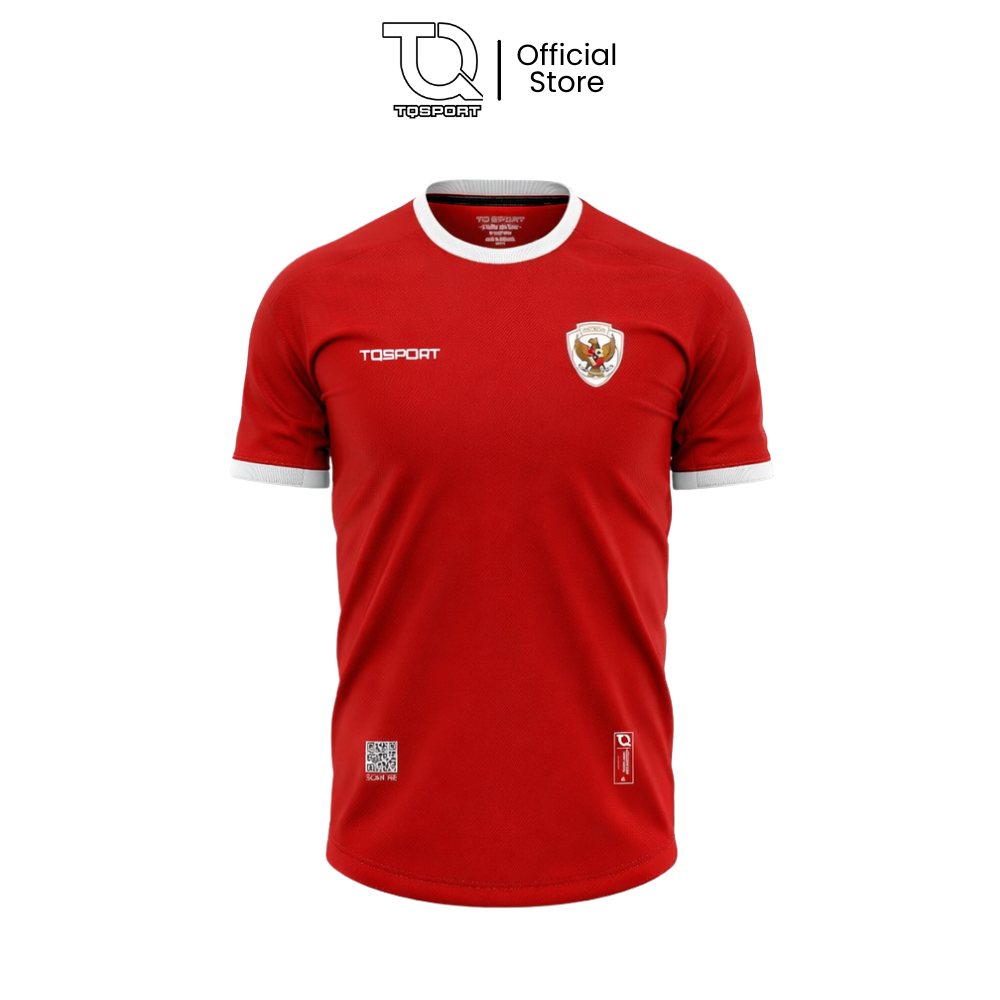 TQSPORT - Setelan Jersey Timnas Indonesia Baju dan Celana Olahraga