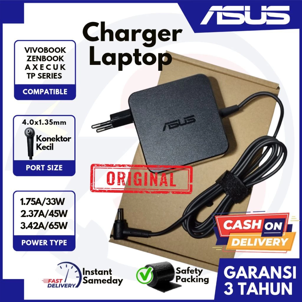 Charger Laptop Asus Original Small Plug