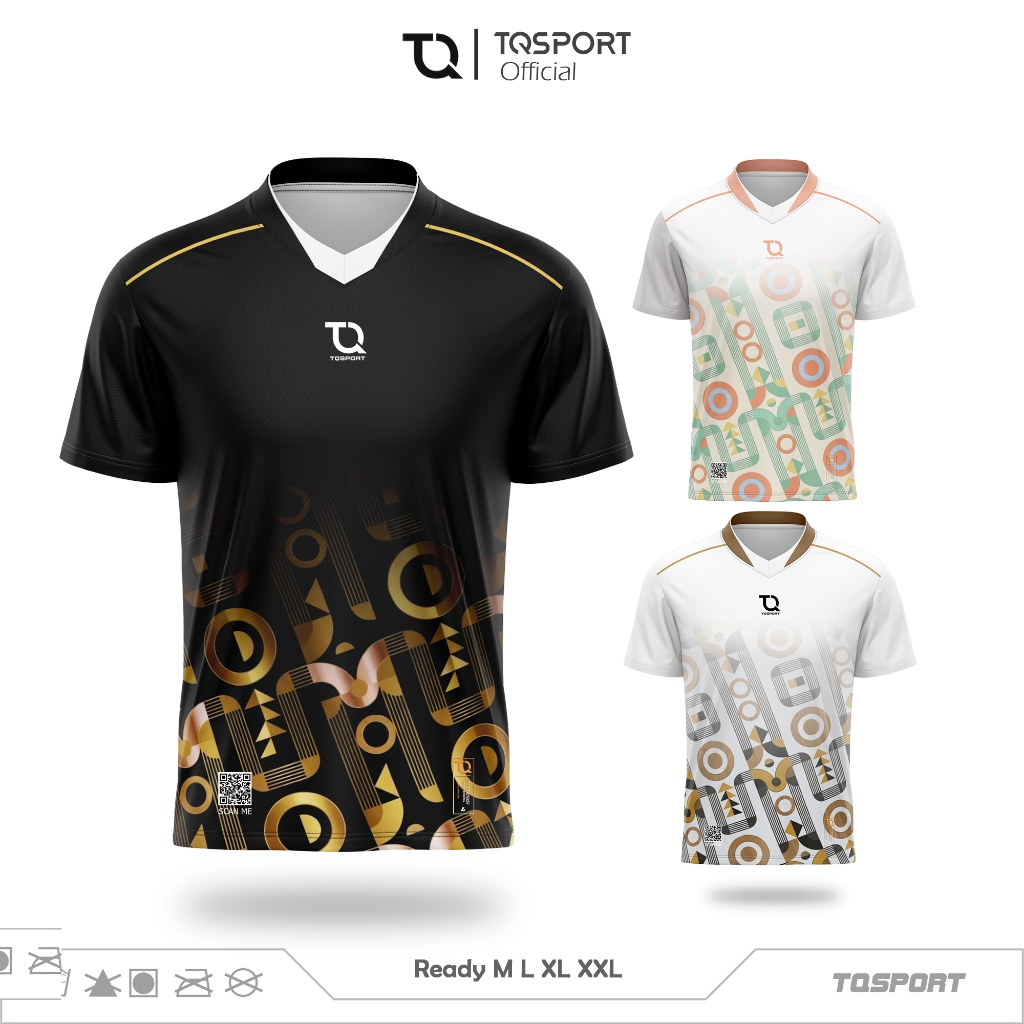 TQSPORT - Jersey Arcsaber Baju Badminton Pria Kaos Olahraga Dryfit