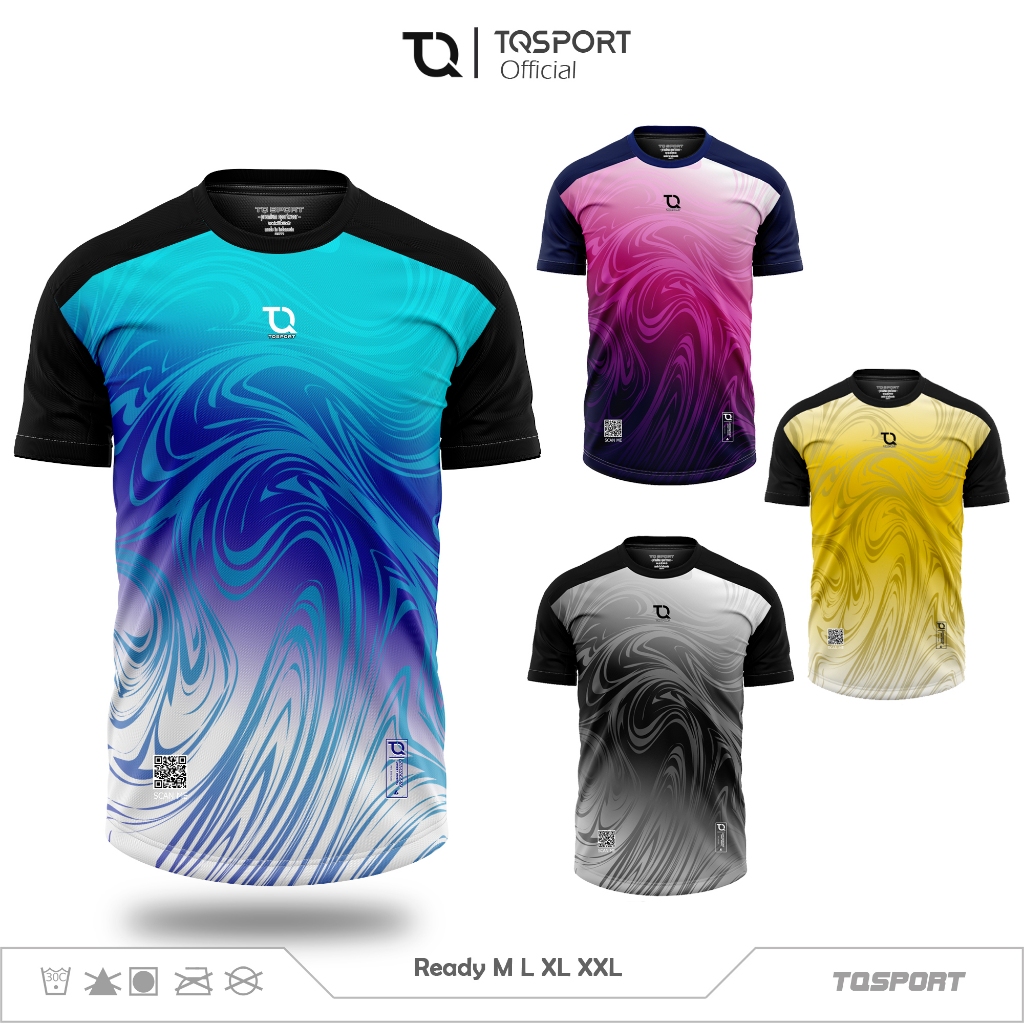 TQSPORT - Hyperblaze Baju Olahraga Pria Wanita Voli Futsal Running