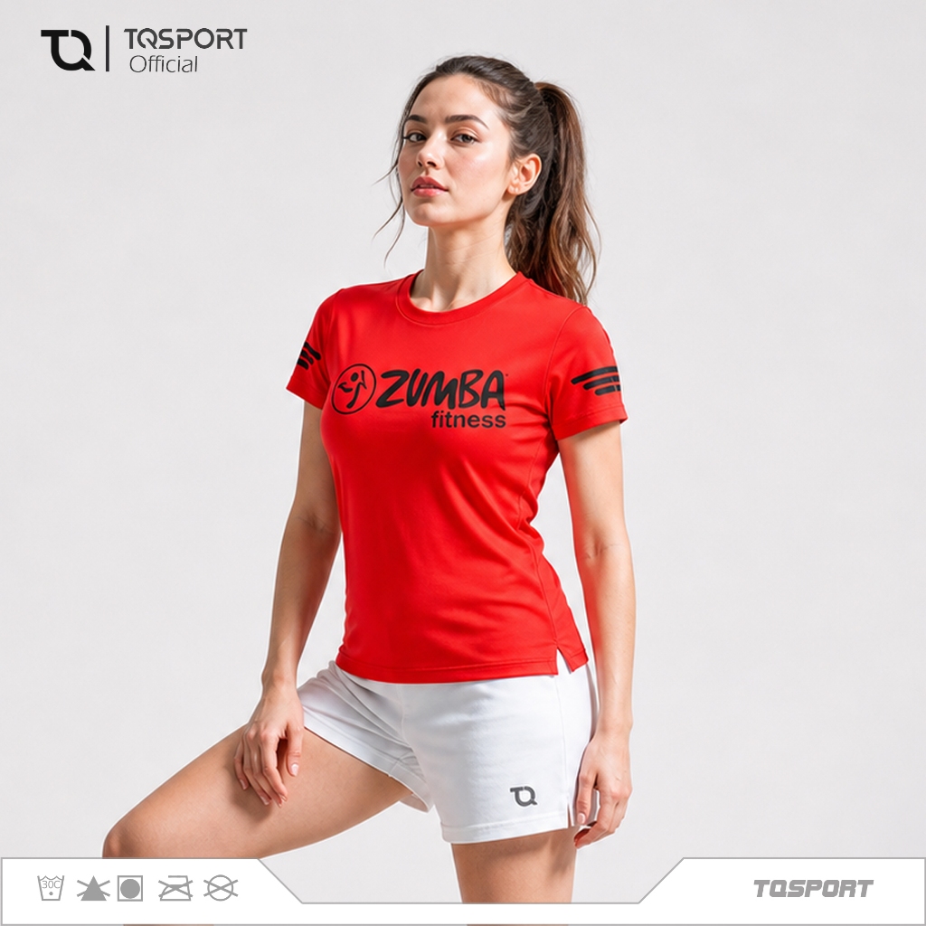 TQSPORT - Zumba Fitness Kaos Senam Wanita Gym