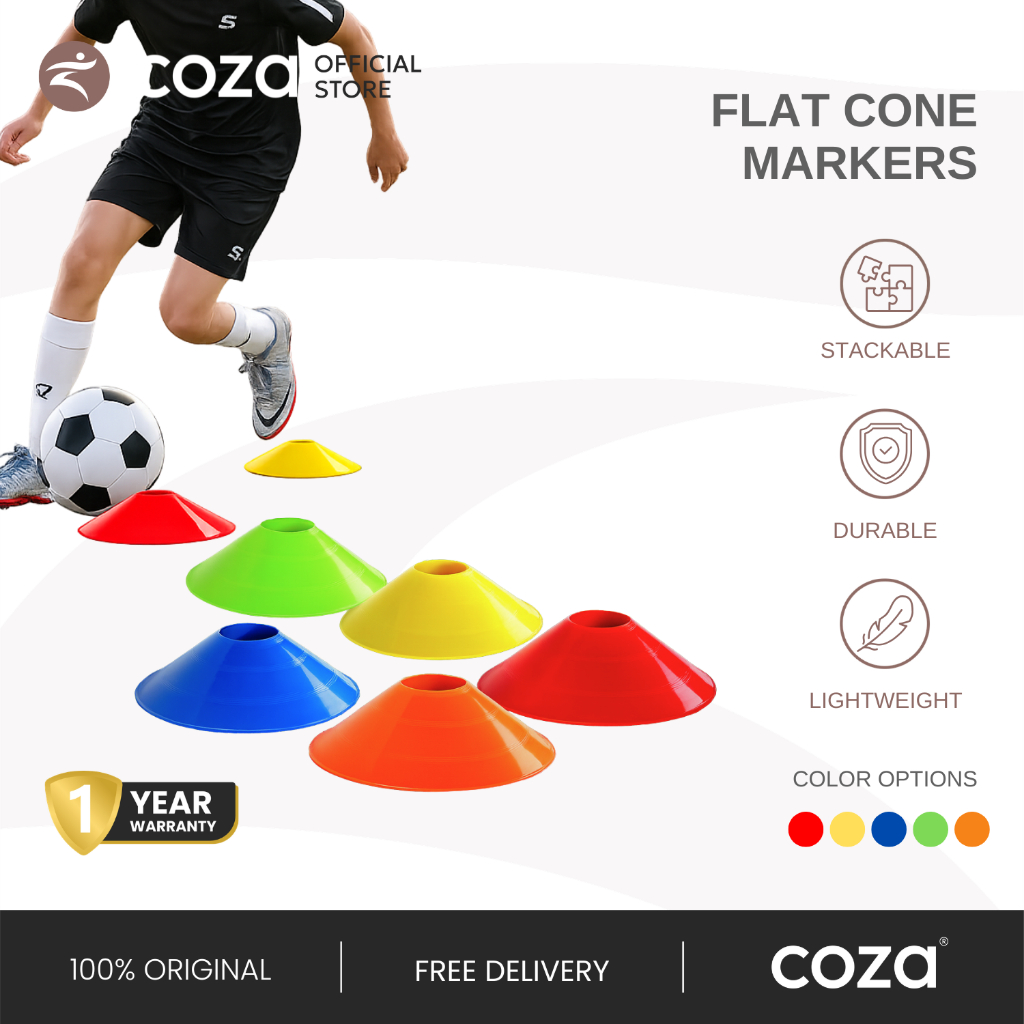 COZA Cone Mangkuk Bola Kaki Futsal Training Latihan Kun Mangkok Marker