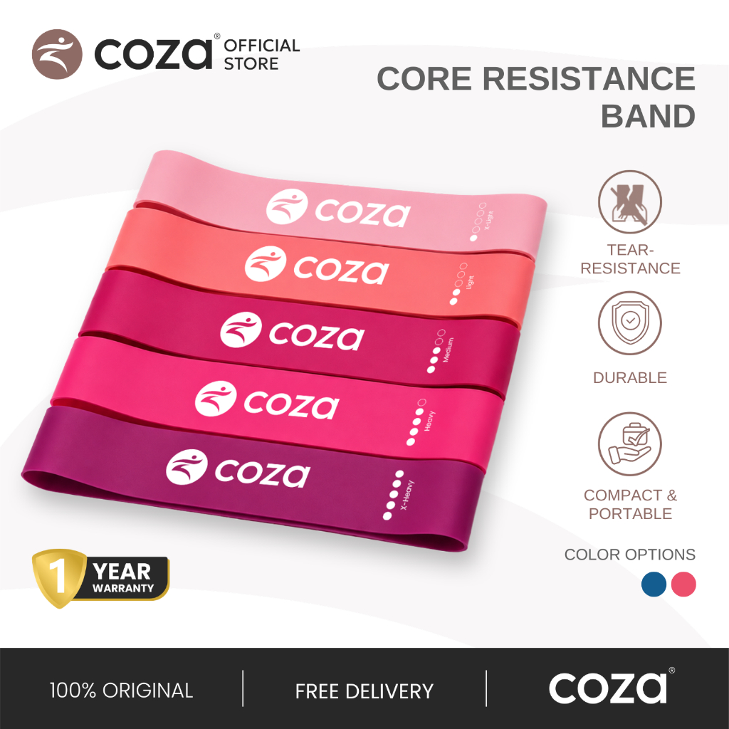 COZA Resistance Band Loop Resistance Band Yoga Karet Yoga Fitness Elastis Alat Latihan