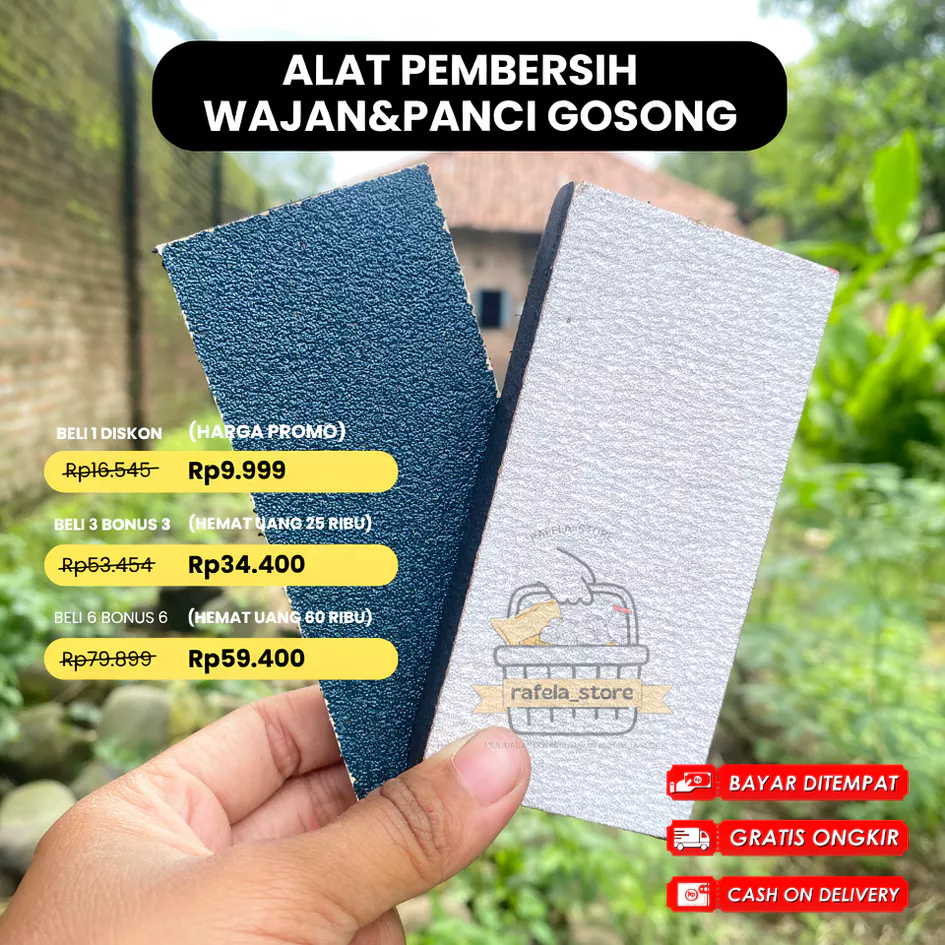 Alat pembersih wajan panci gosong LUNTURIN cairan ajaib