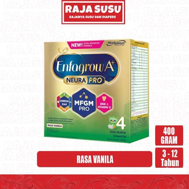 ENFAGROW A+ 4 VANILA 400 GR